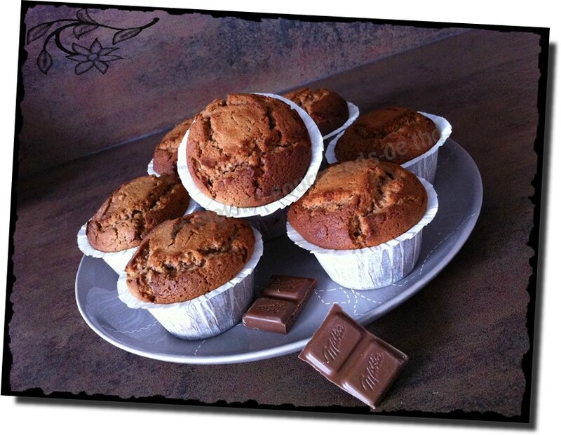 Muffins Au Chocolat Milka Daim Les Plaisirs Gourmands De Thd