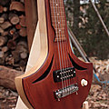 Lap Steel Fox, palissandre