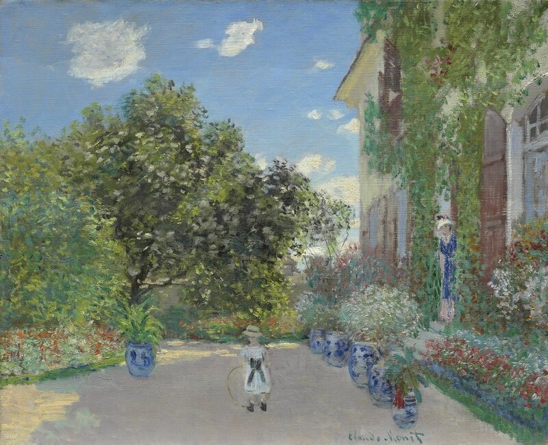 the_artists_house_at_argenteuil_1873_claude_monet