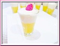verrines lemon curd, fromage blanc verrines lemon curd, fromage blanc
