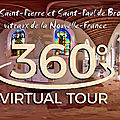 L’église saint-pierre et saint-paul de brouage, vitraux de la nouvelle-france.