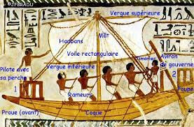 barque ancienne egyptienne
