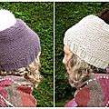 Quatre bonnets, une écharpe et du magic loop ! 