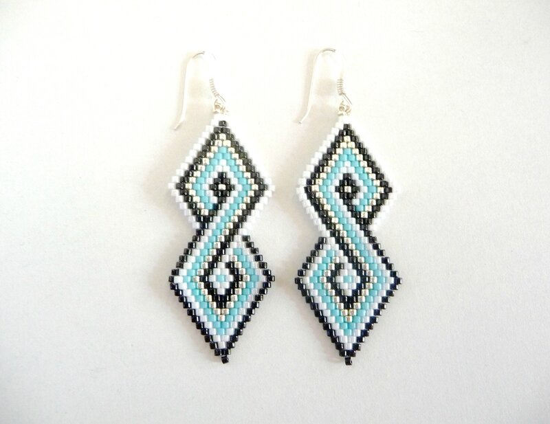 BO BRICK NOIR BLANC TURQUOISE