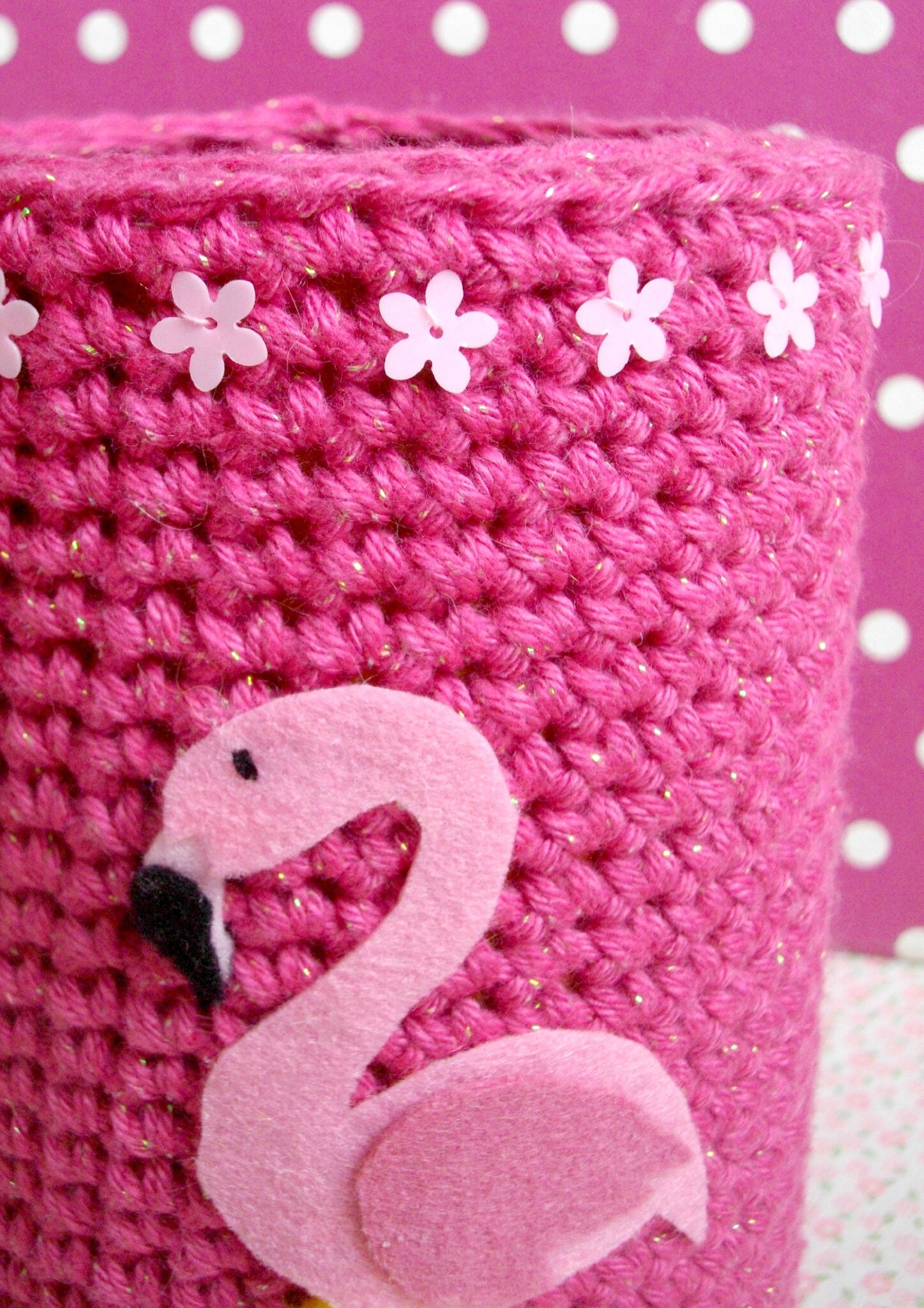 flamant-rose-pink-flamingo-sequins-fleurs-flower-paillettes-the-serial-crocheteuses