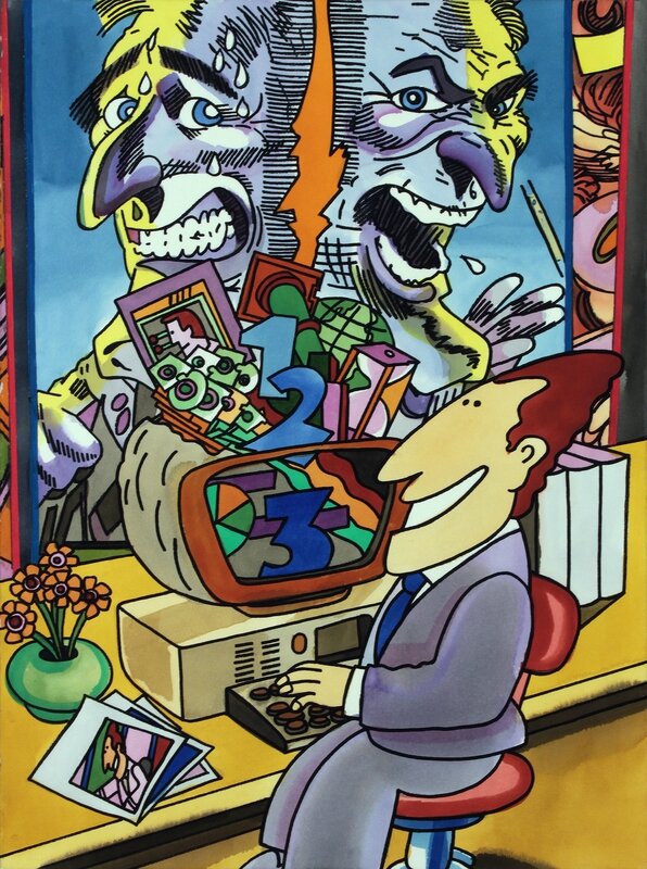 22 - Erró, The Computer Maniac, 1993