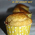 Muffins au lait concentré sucré