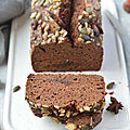 Cake chocolat & pruneaux aux épices chaï #glutenfree #vapeur