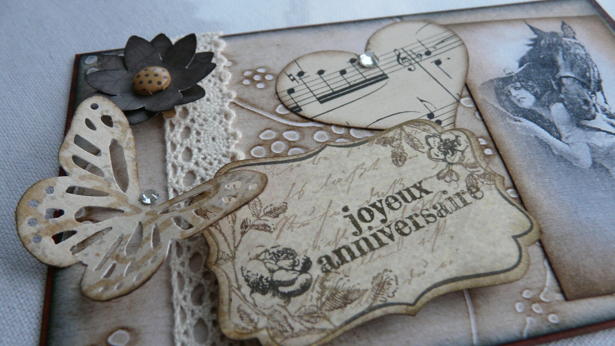 Carte Anniversaire Viviane Le Scrap De Cissou