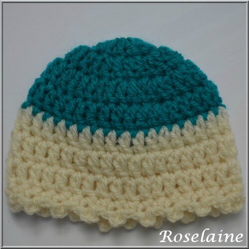 Roselaine 61 bonnets préma crochet
