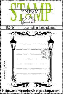 EQ49- journaling lampadaires -sachet 8 x 12