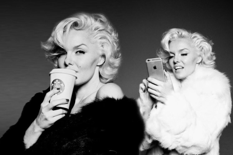 This photographer perfectly nails Marilyn Monroe as a millennial