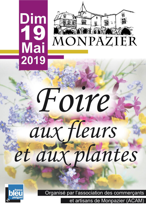afiiche foire aux fleurs et aux plantes 2019