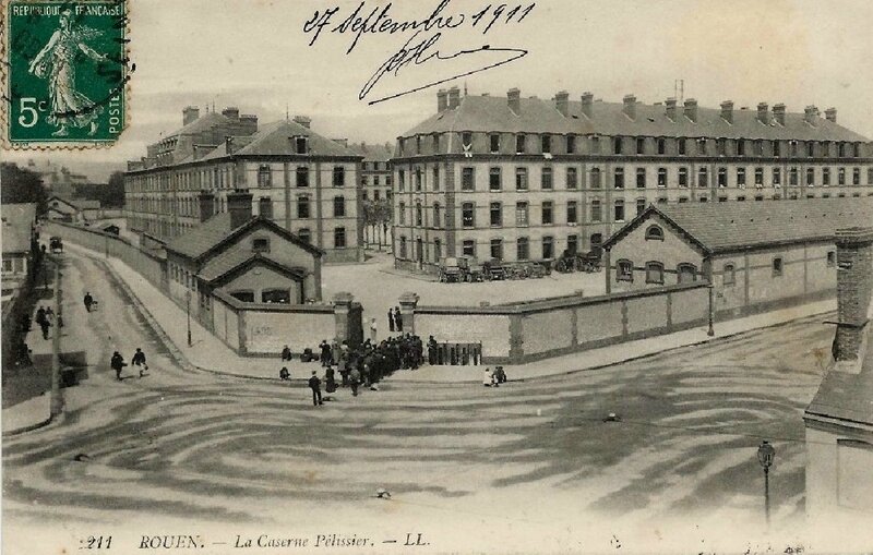 Rouen, La caserne Pélissier (LL)