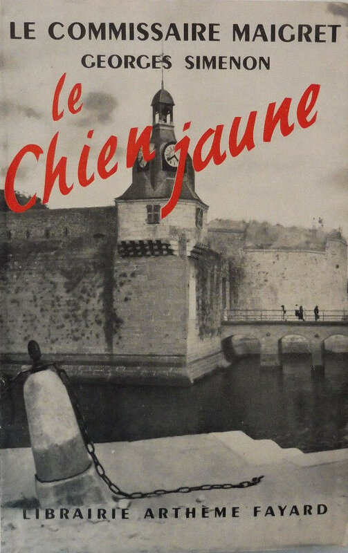 Georges-Simenon-Maigret-Le-chien-jaune-1954-Très