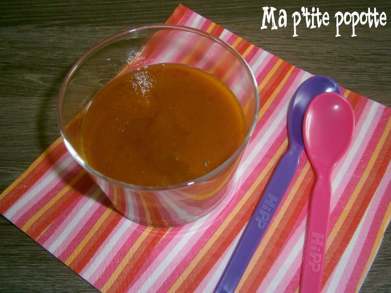 Compote de quetsches & pommes Ma p'tite popotte