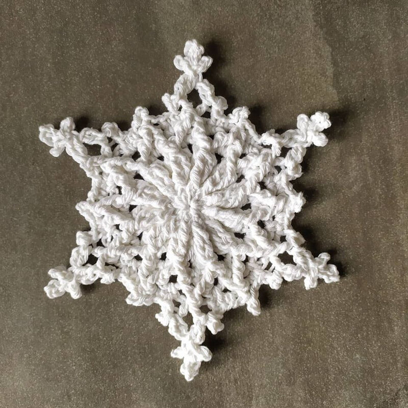 flocon crochet free draiguna