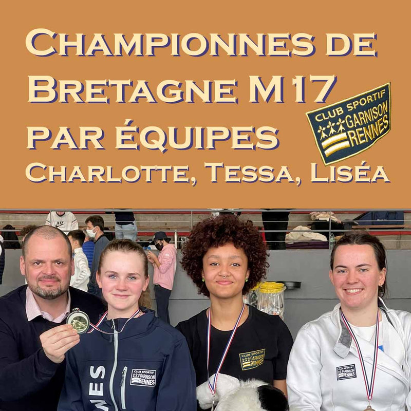 CSGR - Championnats de Bretagne EPEE - 100% médaillés