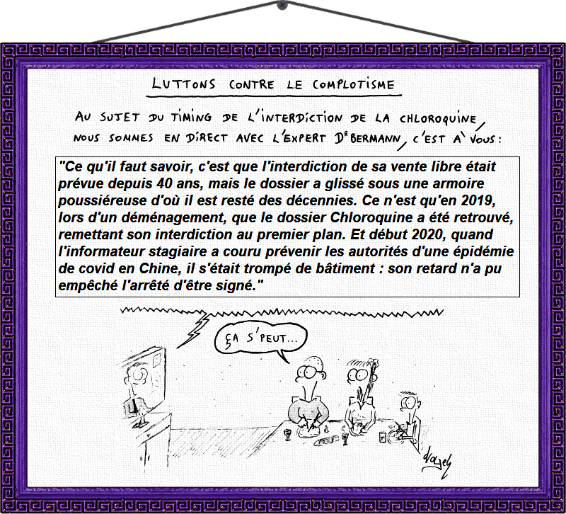 Luttons contre le complotisme chloroquine+