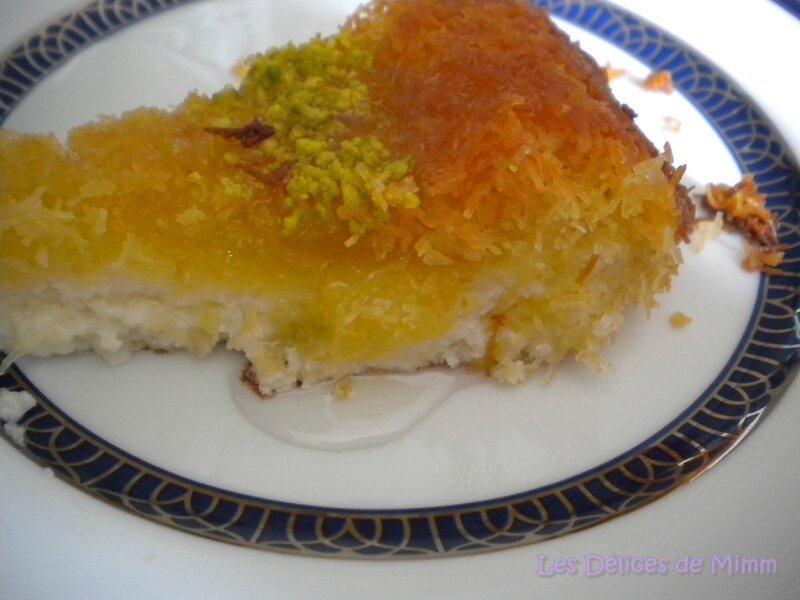 Knafeh (knefeh) ou le cheesecake libanais 5