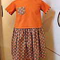 Robe orange Mon D