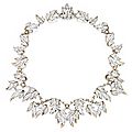 Platinum, 18 karat gold and diamond necklace, schlumberger for tiffany & co., france
