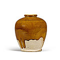 An amber-glazed jar, Tang dynasty