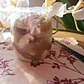 Coulis de poire et fromage frais ferme (pas facile à dire!)