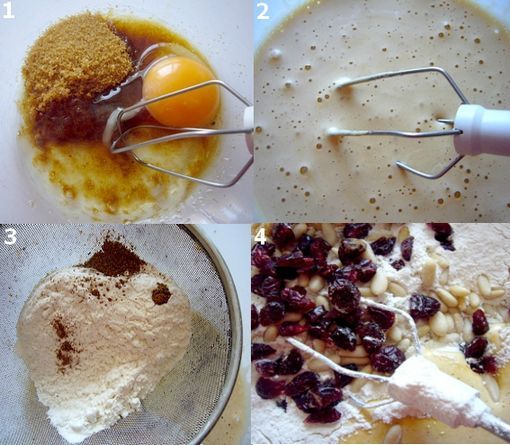 montage biscottis cranberries