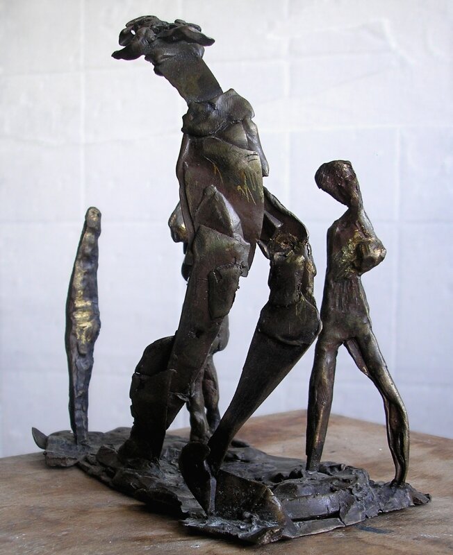 1999 Sculpture Silhouette féminines Bronze