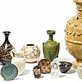 A selection of ceramics from the sze yuan tang collection to be sold at bonhams london, 9 nov 2017 
