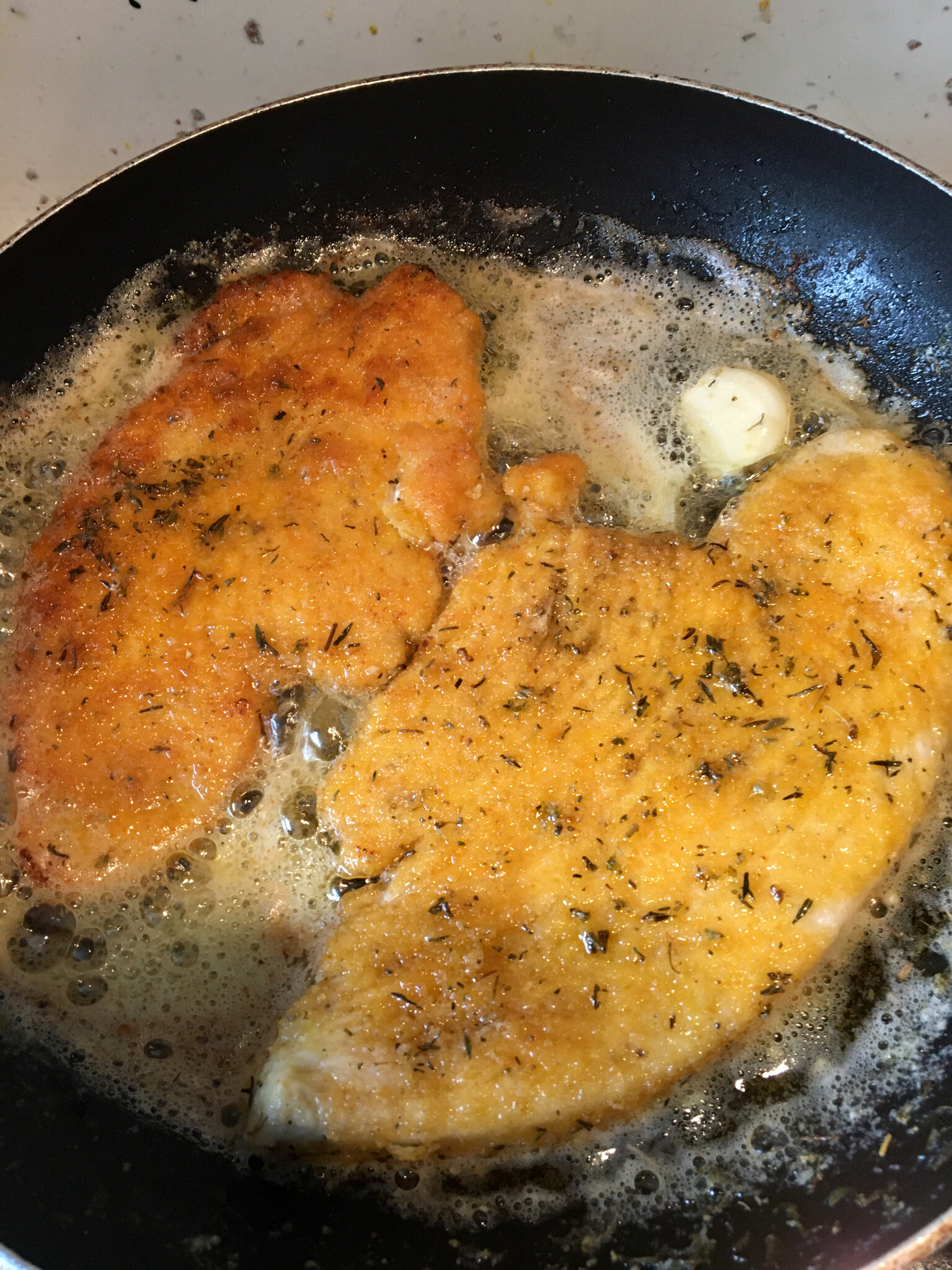 Escalope milanaise de Cyril Lignac Ma cuisine pas à pas