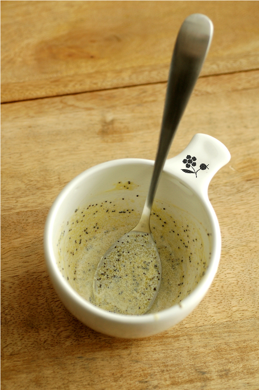 Sauce soja-citron-graines de pavot