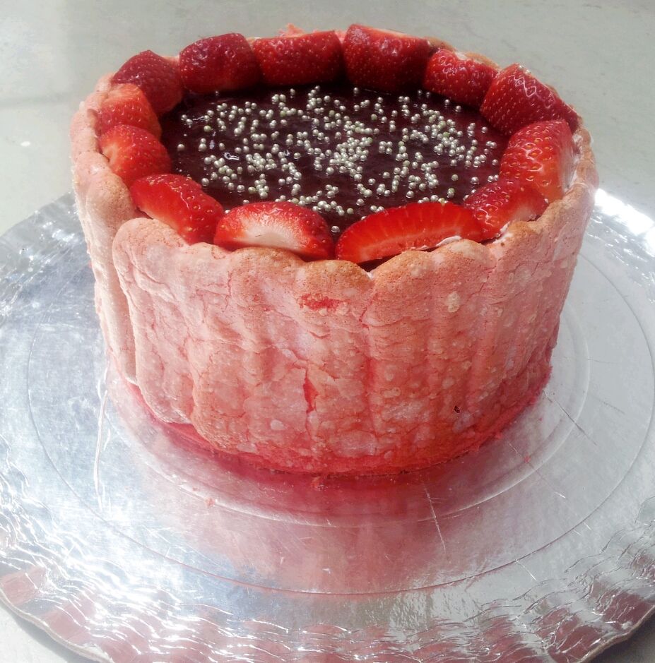 Charlotte Aux Fraises Facon Fraisier Les Delices De Myriam