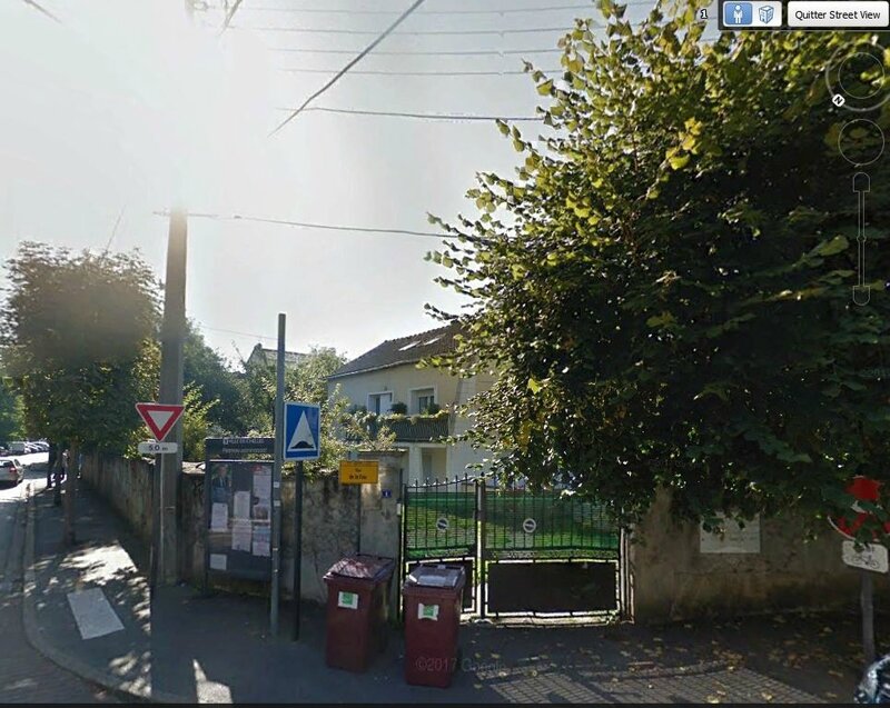 Google earth 1 rue de la Paix à Chelles