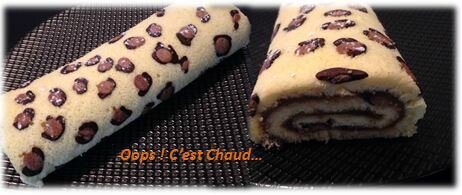 Leopard Roll Cake Gateau Roule Avec Imprime Leopard Oops C Est Chaud