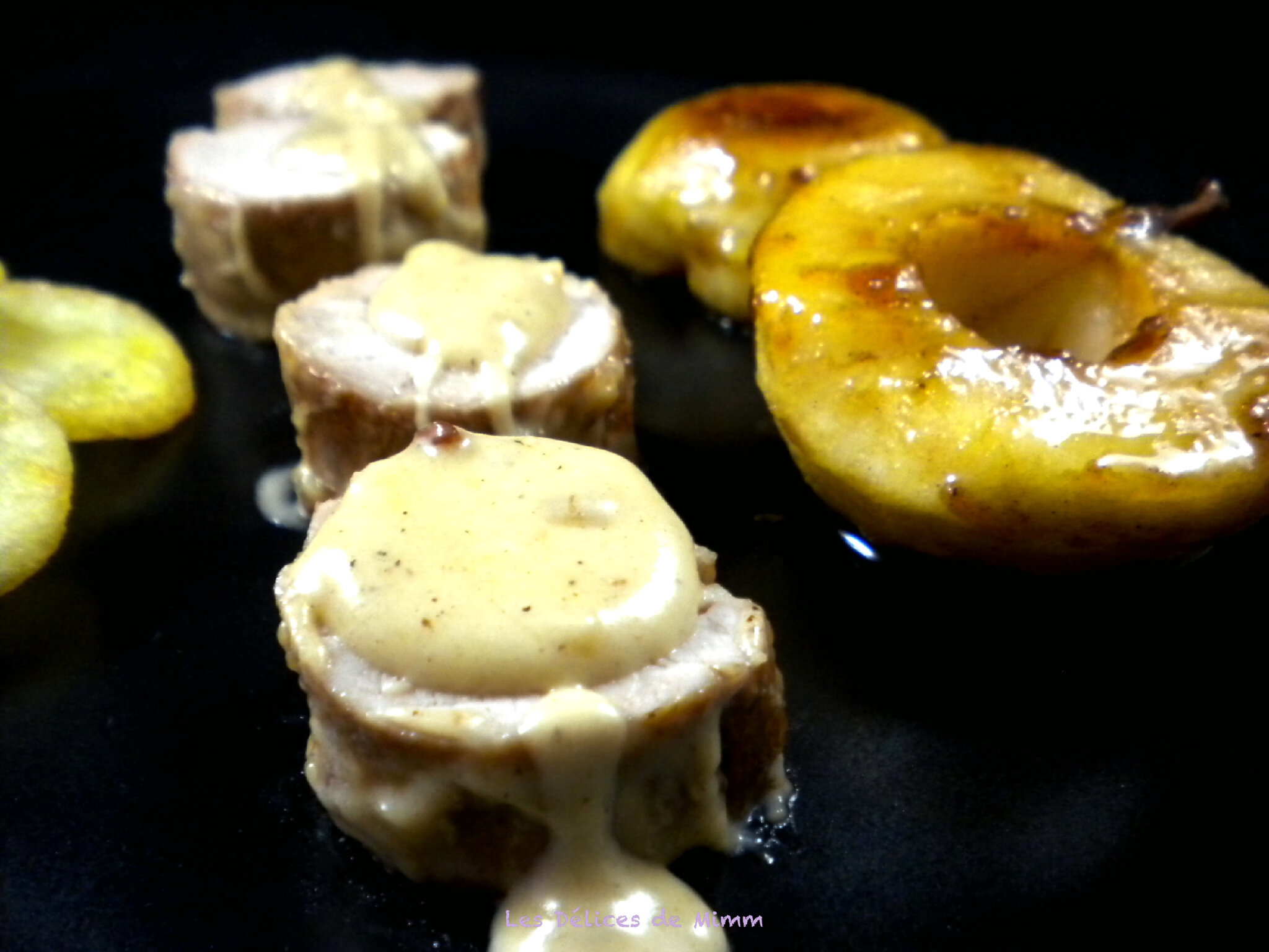 Filet Mignon De Porc Iberique Au Cidre Pommes Confites Au Miel