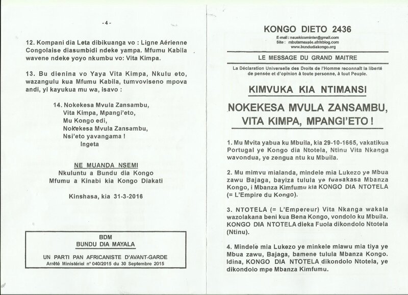 NOKEKESA MVULA ZANSAMBU VITA KIMPA MPANGI'ETO a