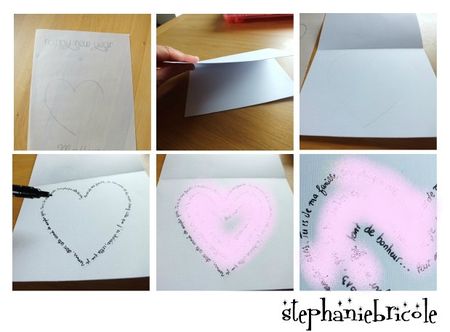 diy carte saint valentin