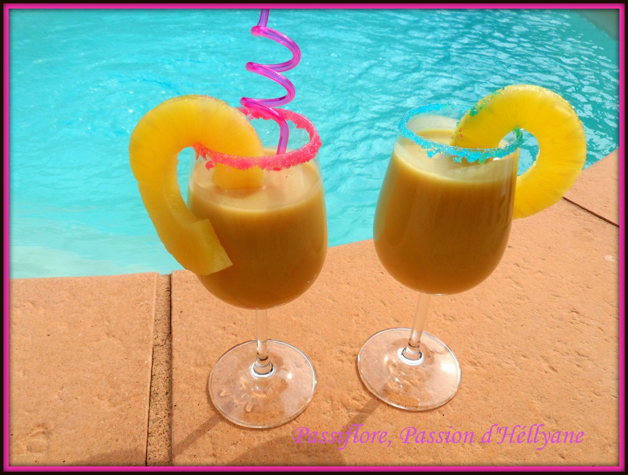 PINA COLADA, Purée de fruits Passiflore, Passion d'Héllyane