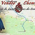 Vendée chemin de compostelle chantonnay -nieul - maillezais - st hilaire la palud 