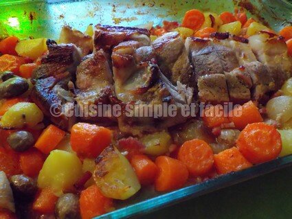 Rouelle De Porc Au Four Et Ses Petits Legumes Cuisine Simple Et