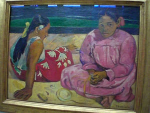 Femmes Tahiti Gauguin