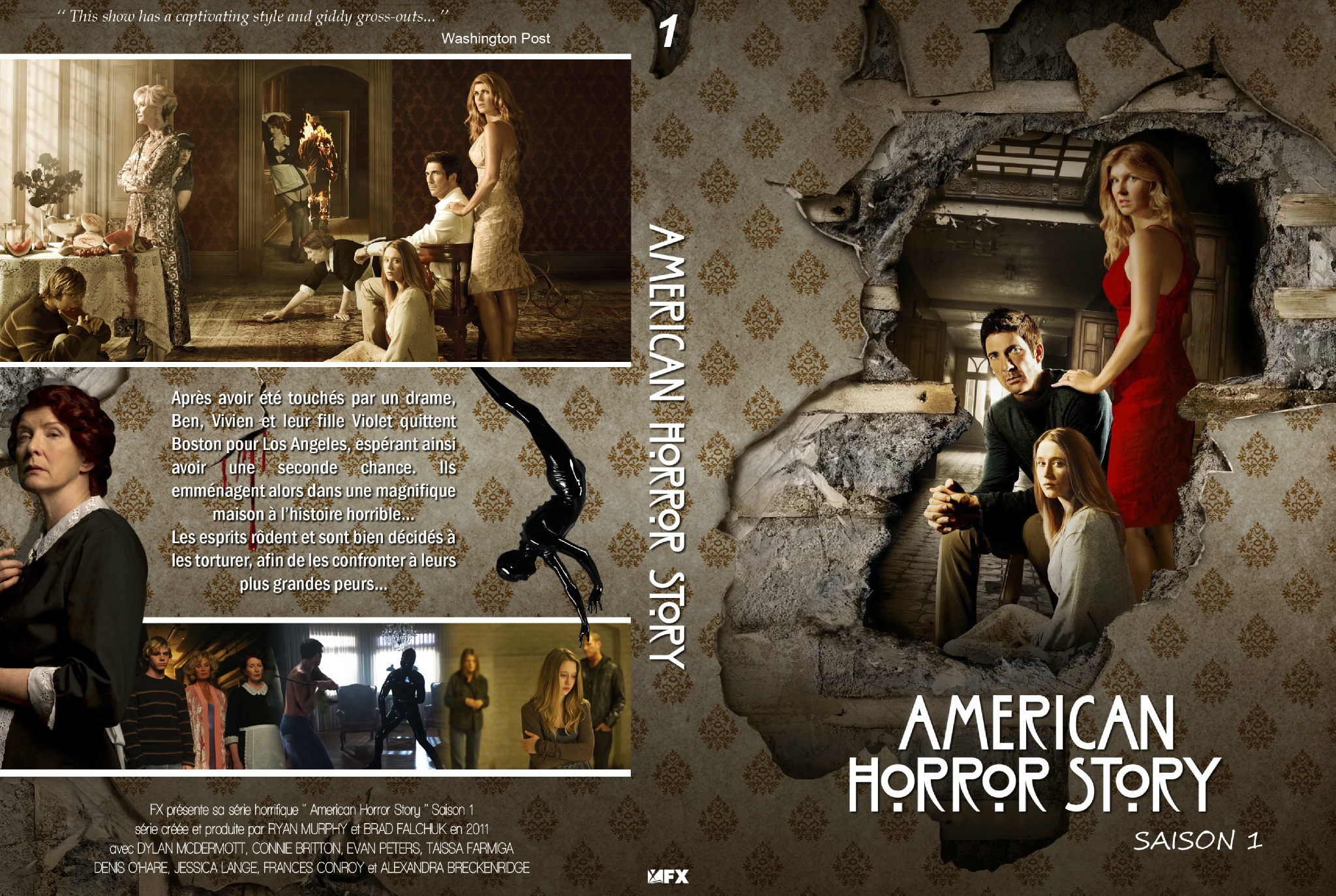 Maison American Horror Story Saison 1 Jaquette American Horror Story : Murder House - Saison 1 - Photo de