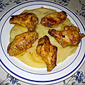 Ailes de poulet au rhum au four - chicken wings au rhum