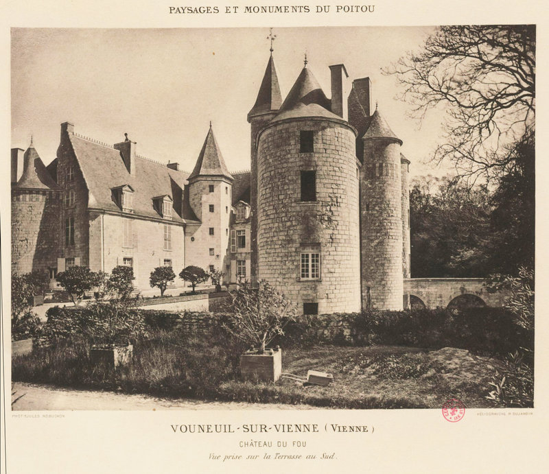 Château du FOu vue prise sur la Terrase au Sud