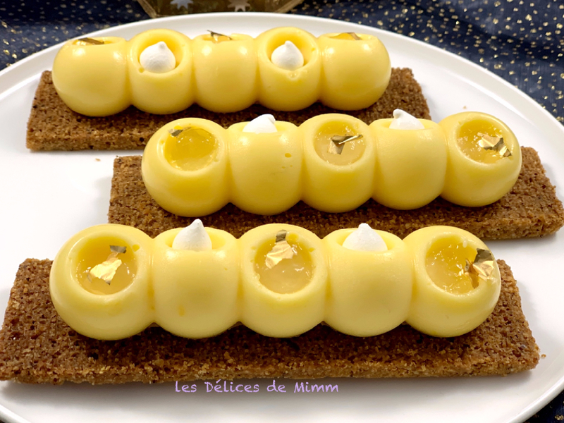 Petites bûches individuelles façon tarte au citron 3