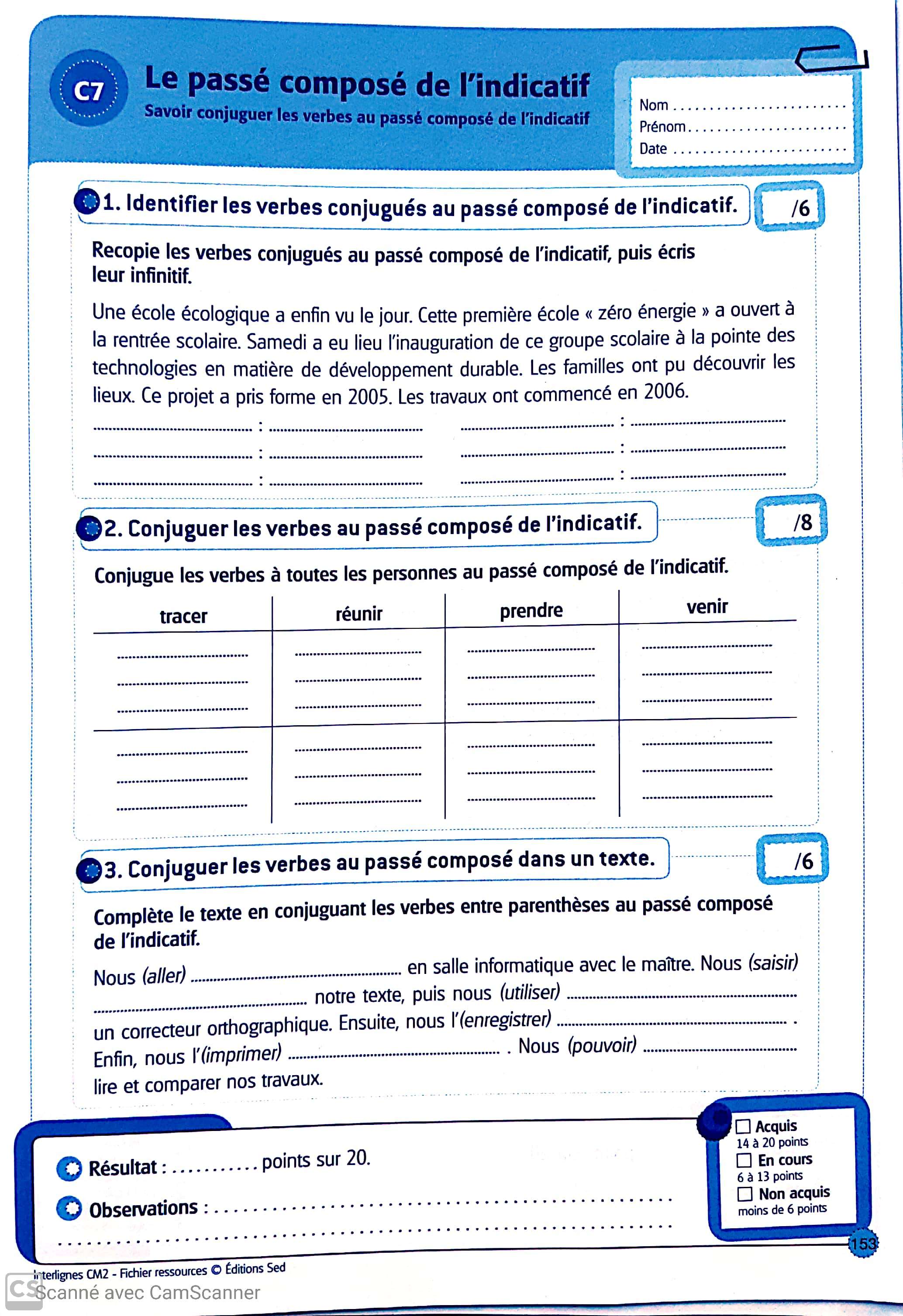 Passe Un Bon Week End Orthographe CM2-Module de travail L30 et M31 mars - Ecole primaire de Lorp Sentaraille