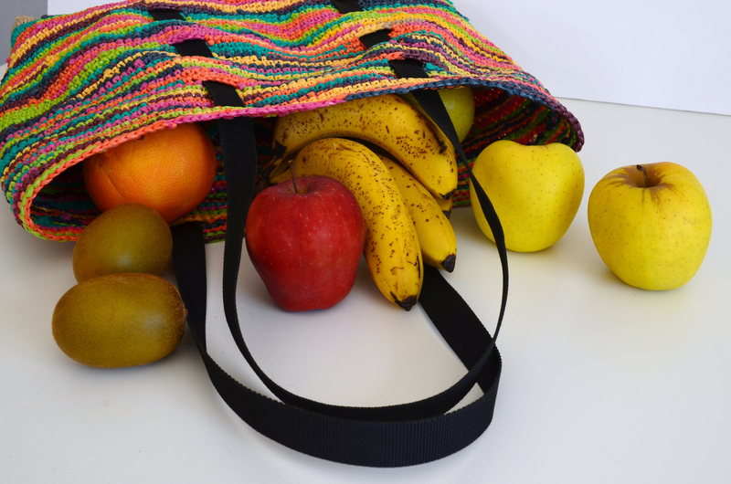Cabas en sacs plastique recyclés-DIY-crochet- récup-upcycling-tote bag-La chouette bricole (6)