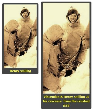 Henry et Vincendon souriant